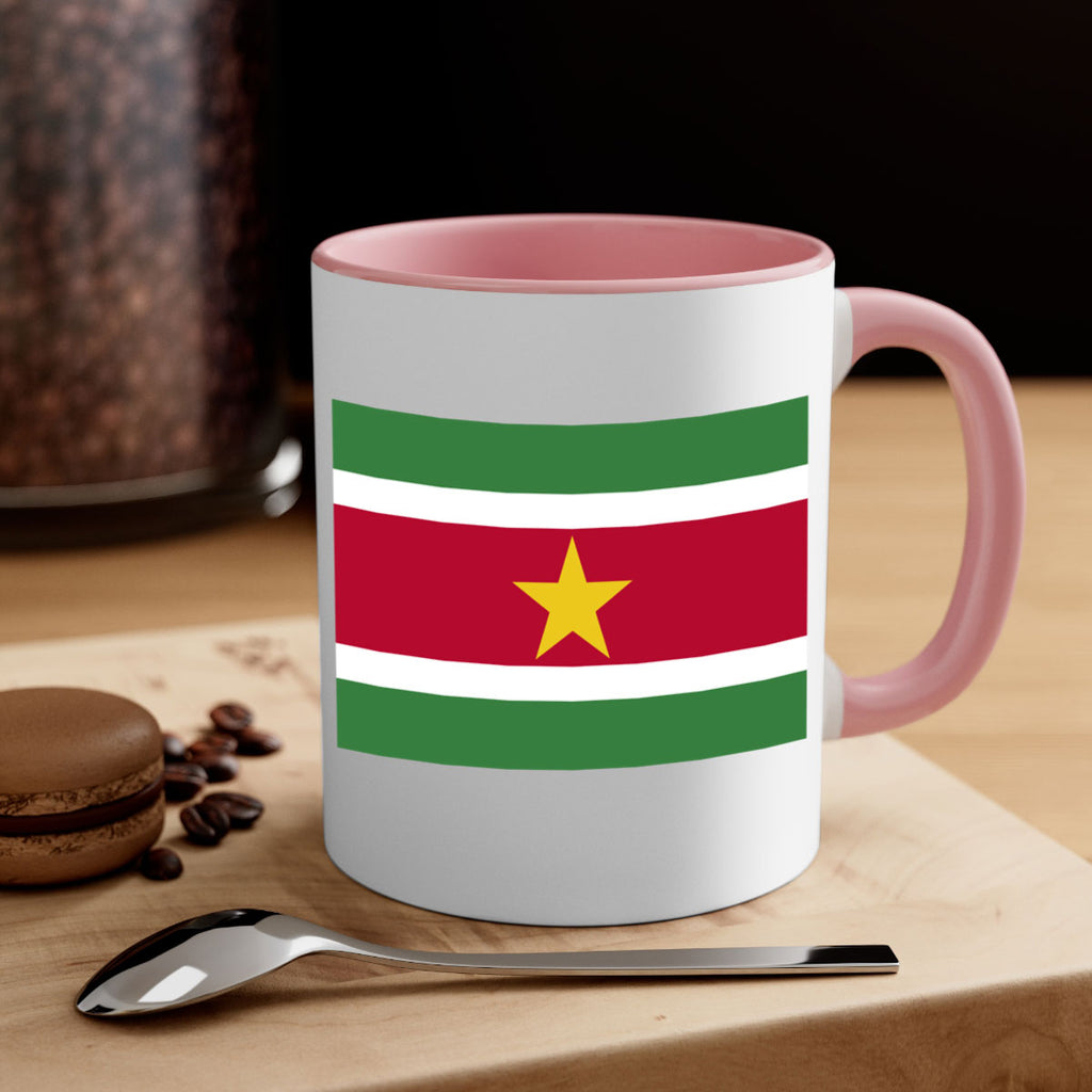 Suriname 30#- world flag-Mug / Coffee Cup