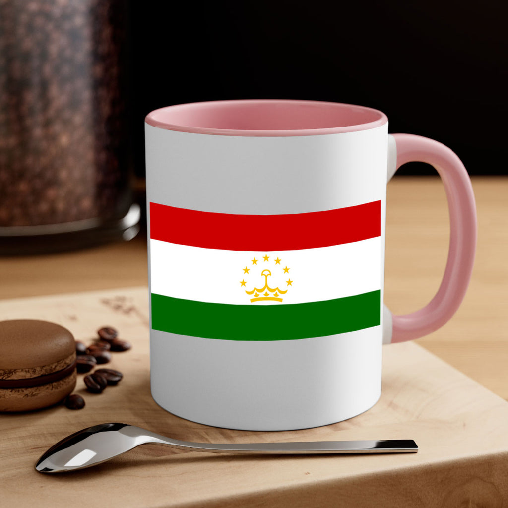 Tajikistan 25#- world flag-Mug / Coffee Cup
