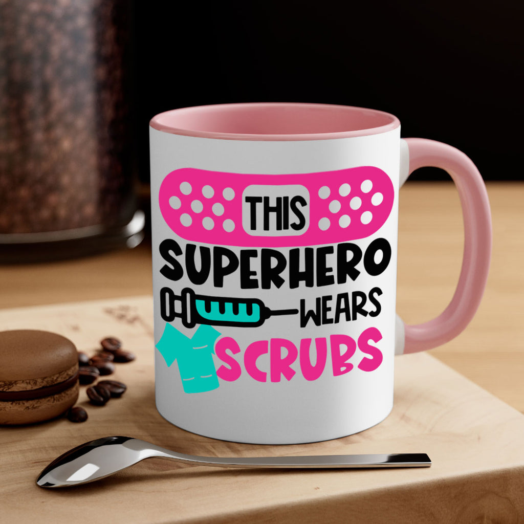 This Superhero Wears Scrubs Style Style 20#- nurse-Mug / Coffee Cup