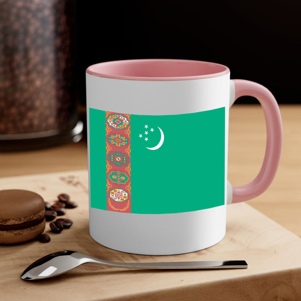 Turkmenistan 16#- world flag-Mug / Coffee Cup