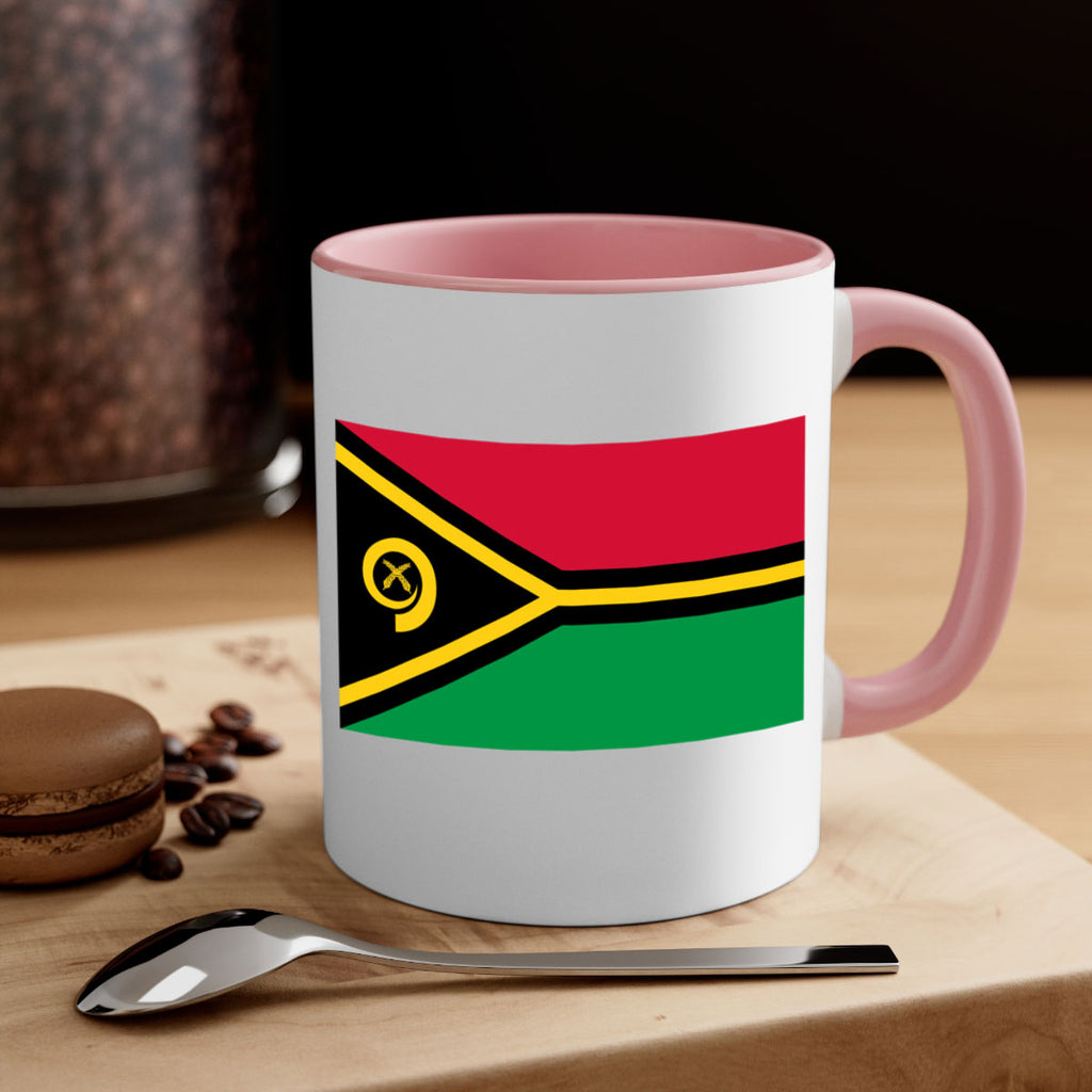 Vanuatu 7#- world flag-Mug / Coffee Cup