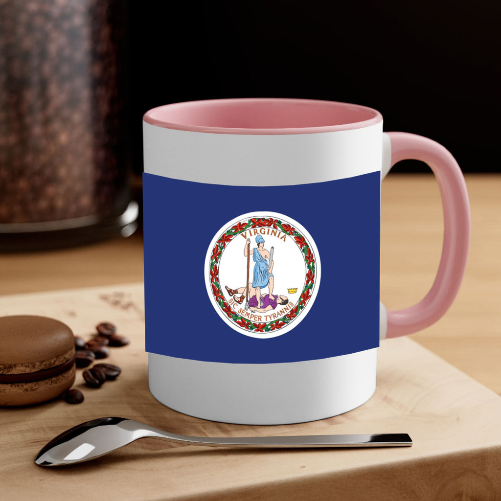 Virginia 6#- Us Flags-Mug / Coffee Cup