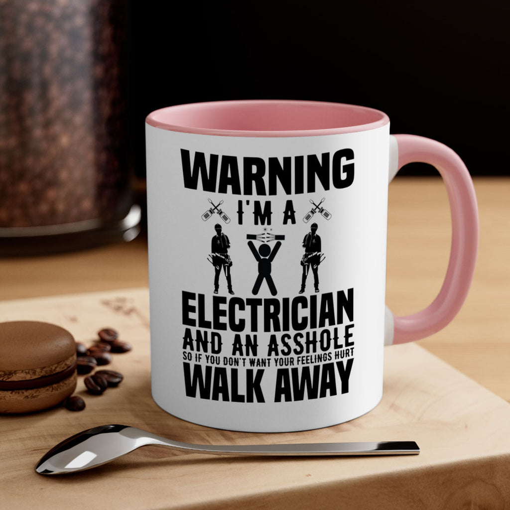 Warning Style 4#- electrician-Mug / Coffee Cup