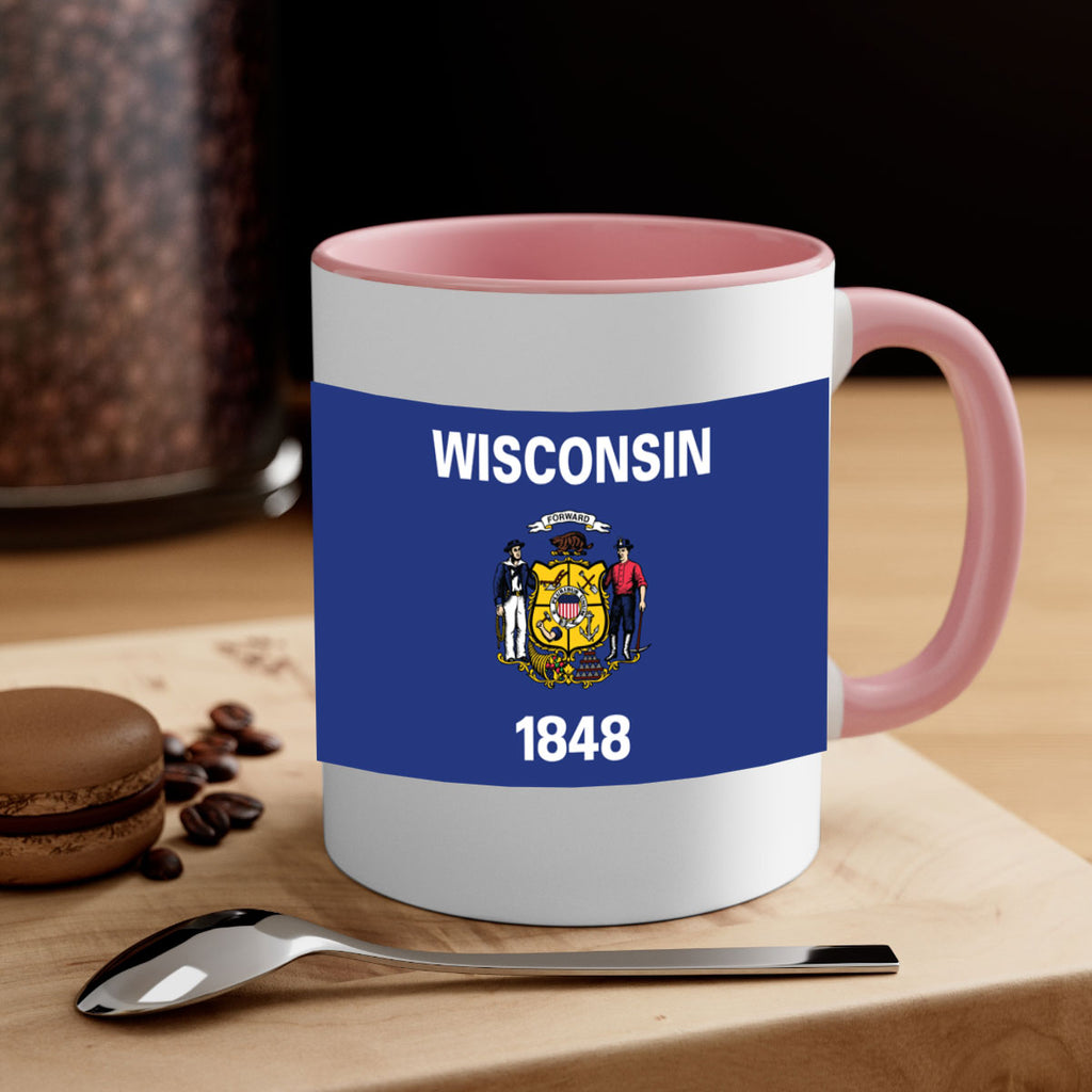 Wisconsin 2#- Us Flags-Mug / Coffee Cup