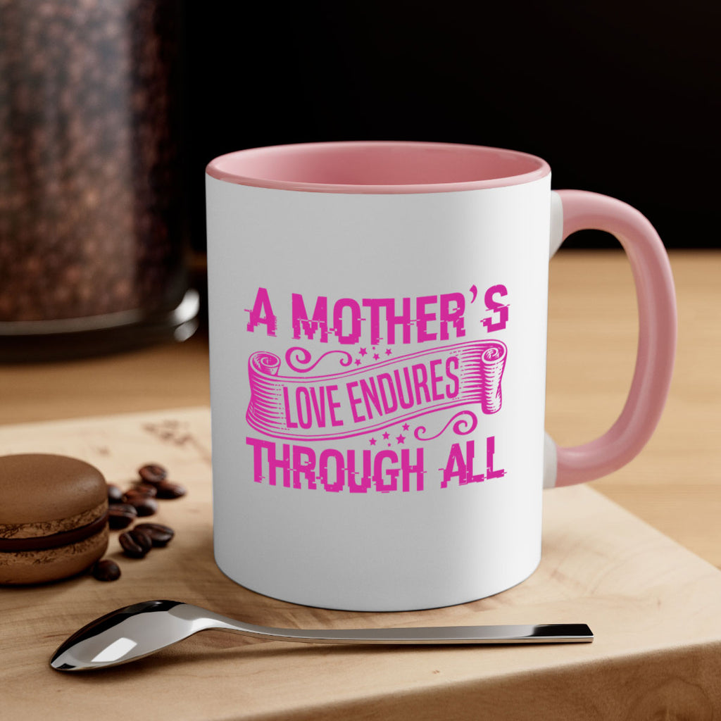 a mothers love endures through all 33#- mothers day-Mug / Coffee Cup