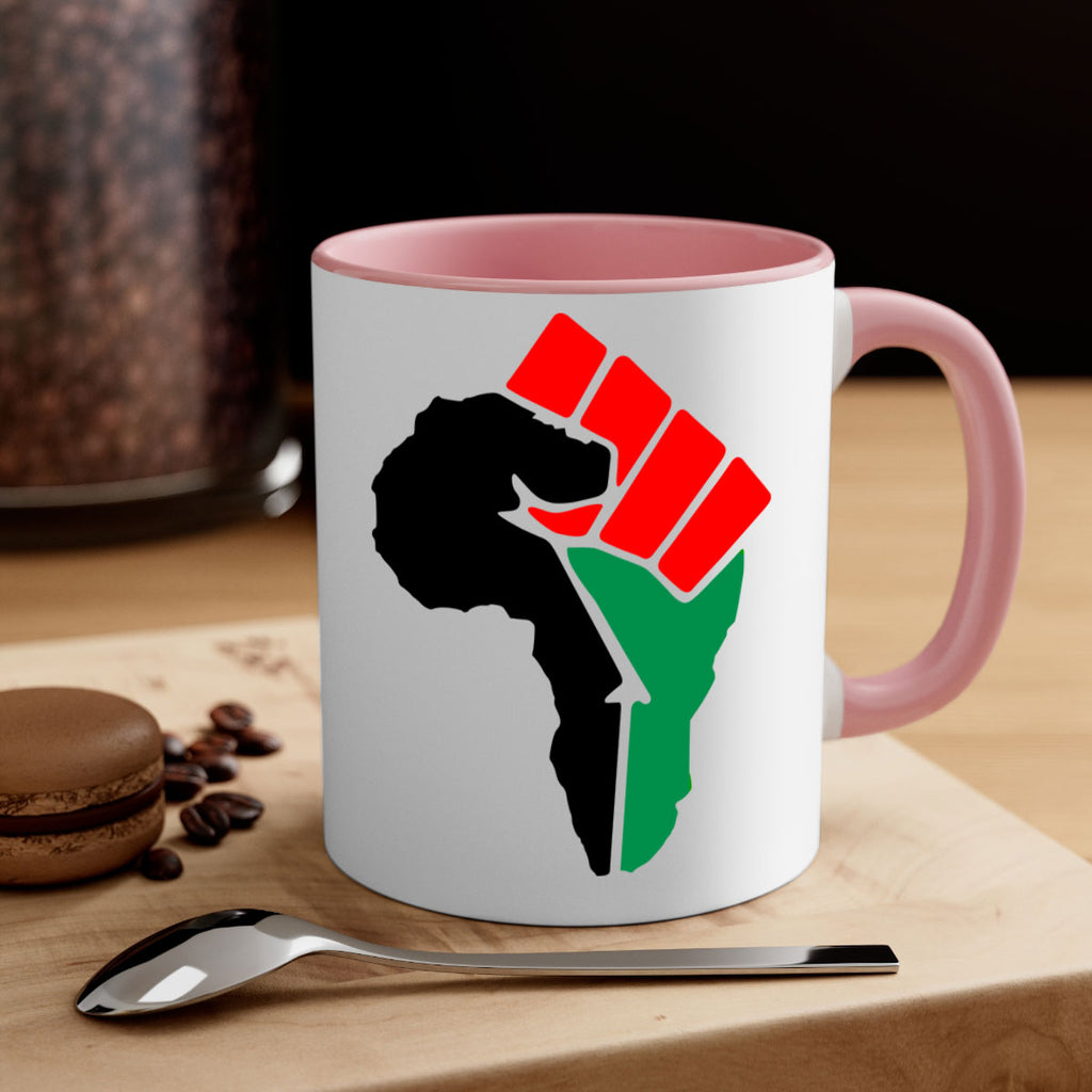 african power fist 274#- black words - phrases-Mug / Coffee Cup