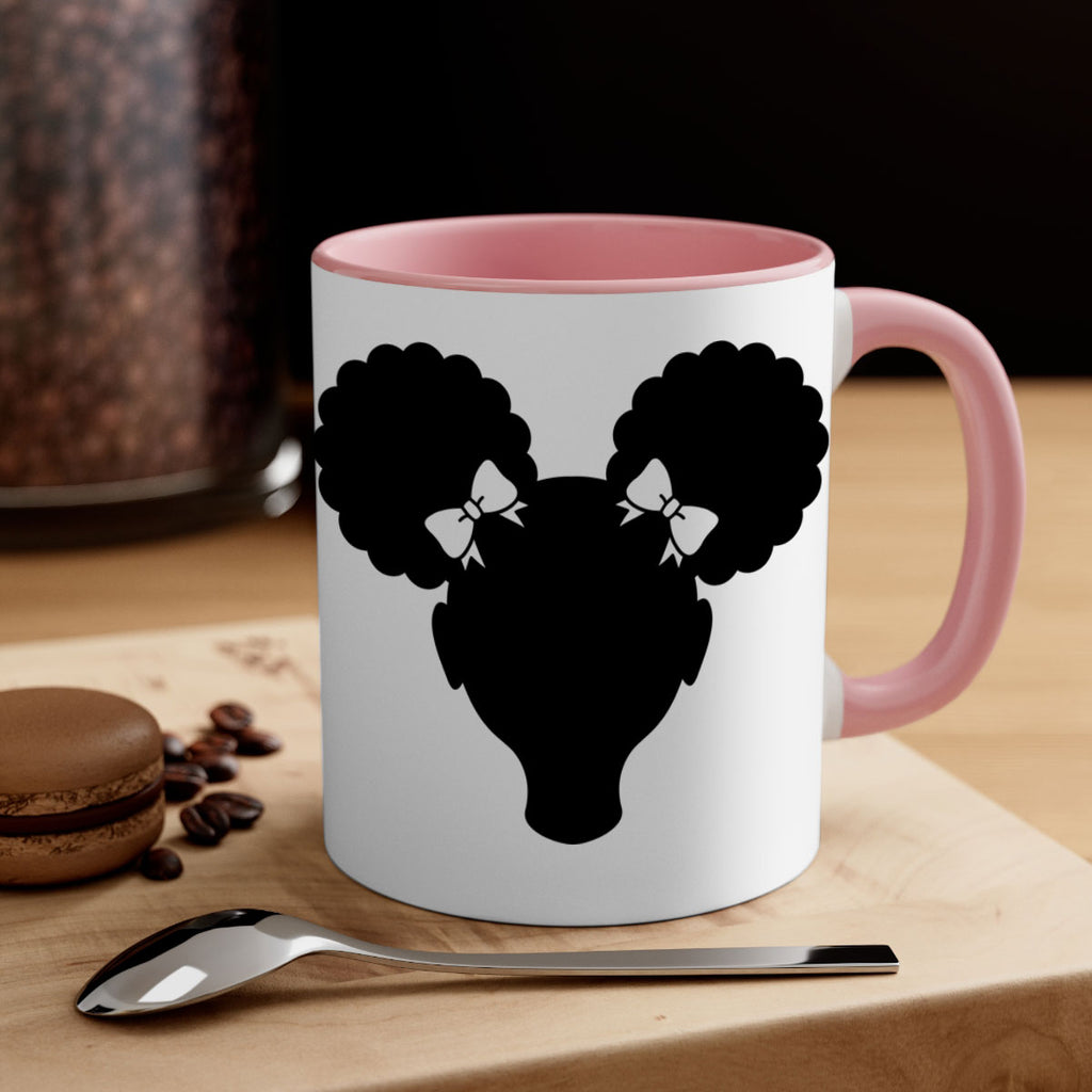 afro puffs girl 77#- Black women - Girls-Mug / Coffee Cup