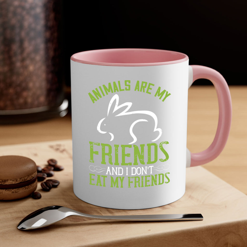 animals are my friends and i dont eat my friendss 104#- vegan-Mug / Coffee Cup