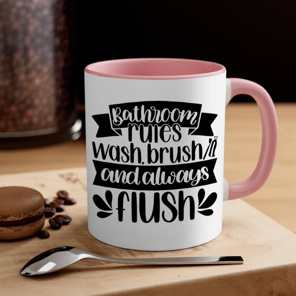 bathroom rules was 46#- bathroom-Mug / Coffee Cup