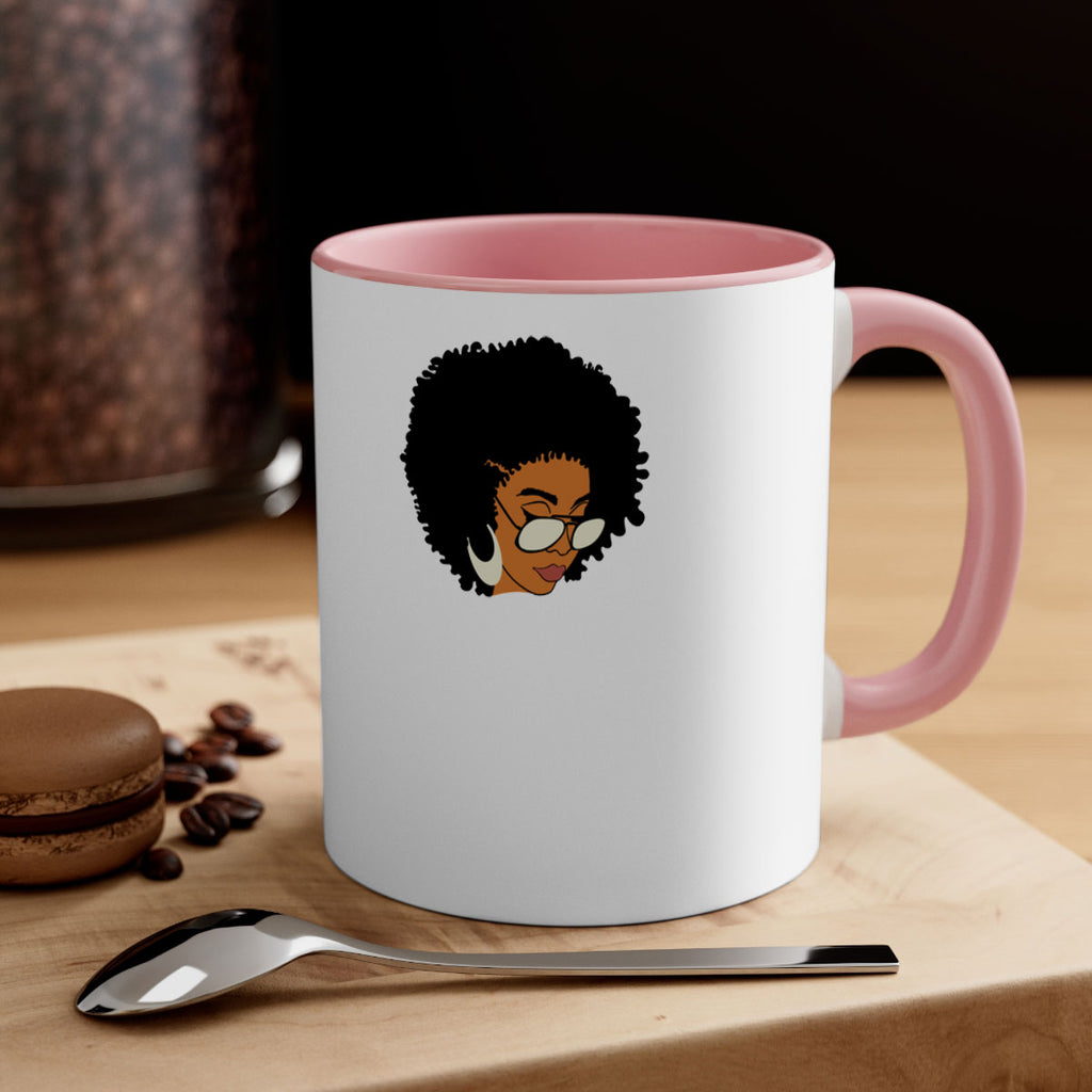 black afro 46#- Black women - Girls-Mug / Coffee Cup