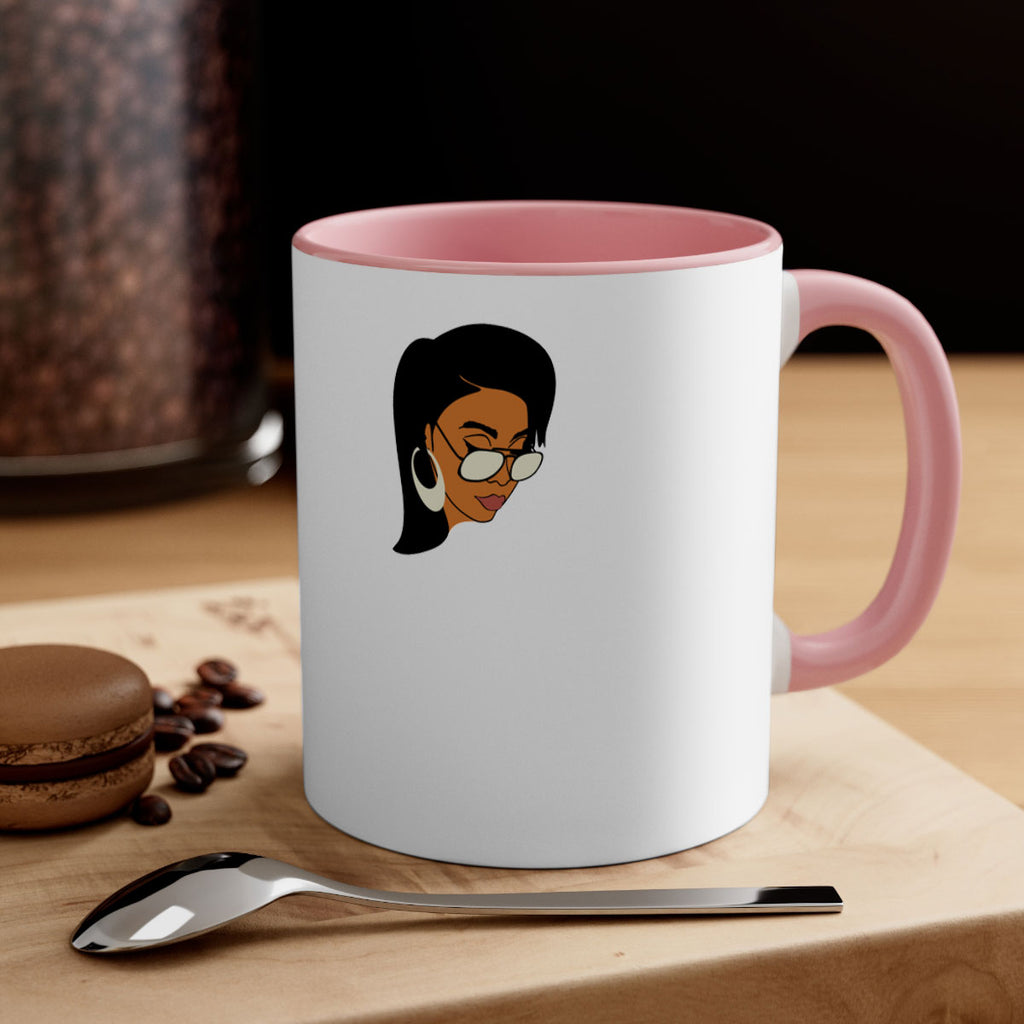 black afro 48#- Black women - Girls-Mug / Coffee Cup