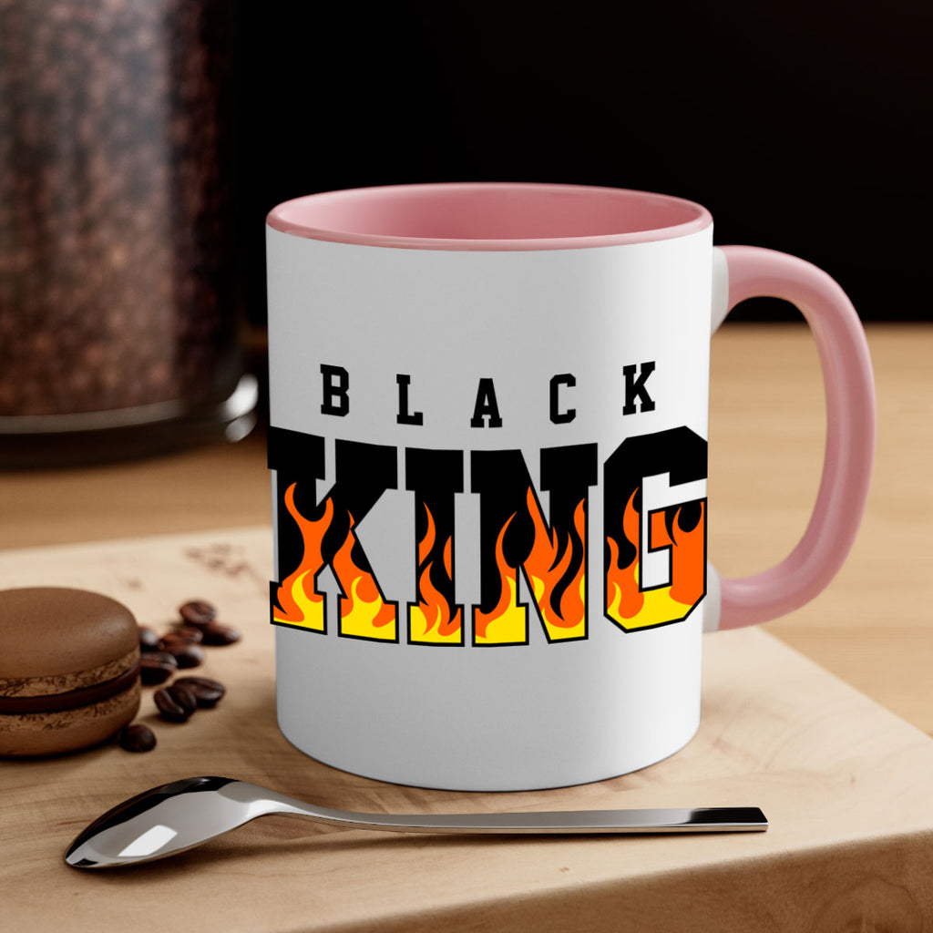 black king flames 232#- black words - phrases-Mug / Coffee Cup