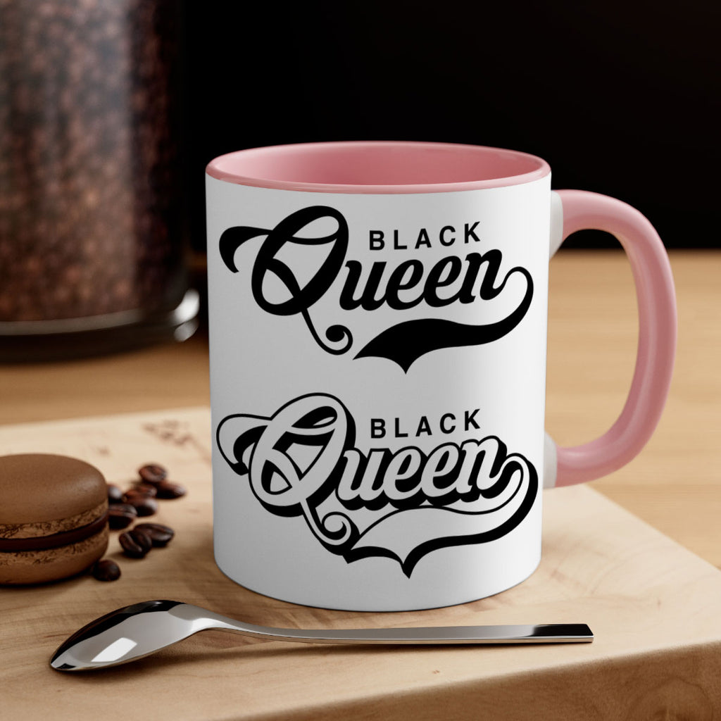 black queen 195#- black words - phrases-Mug / Coffee Cup