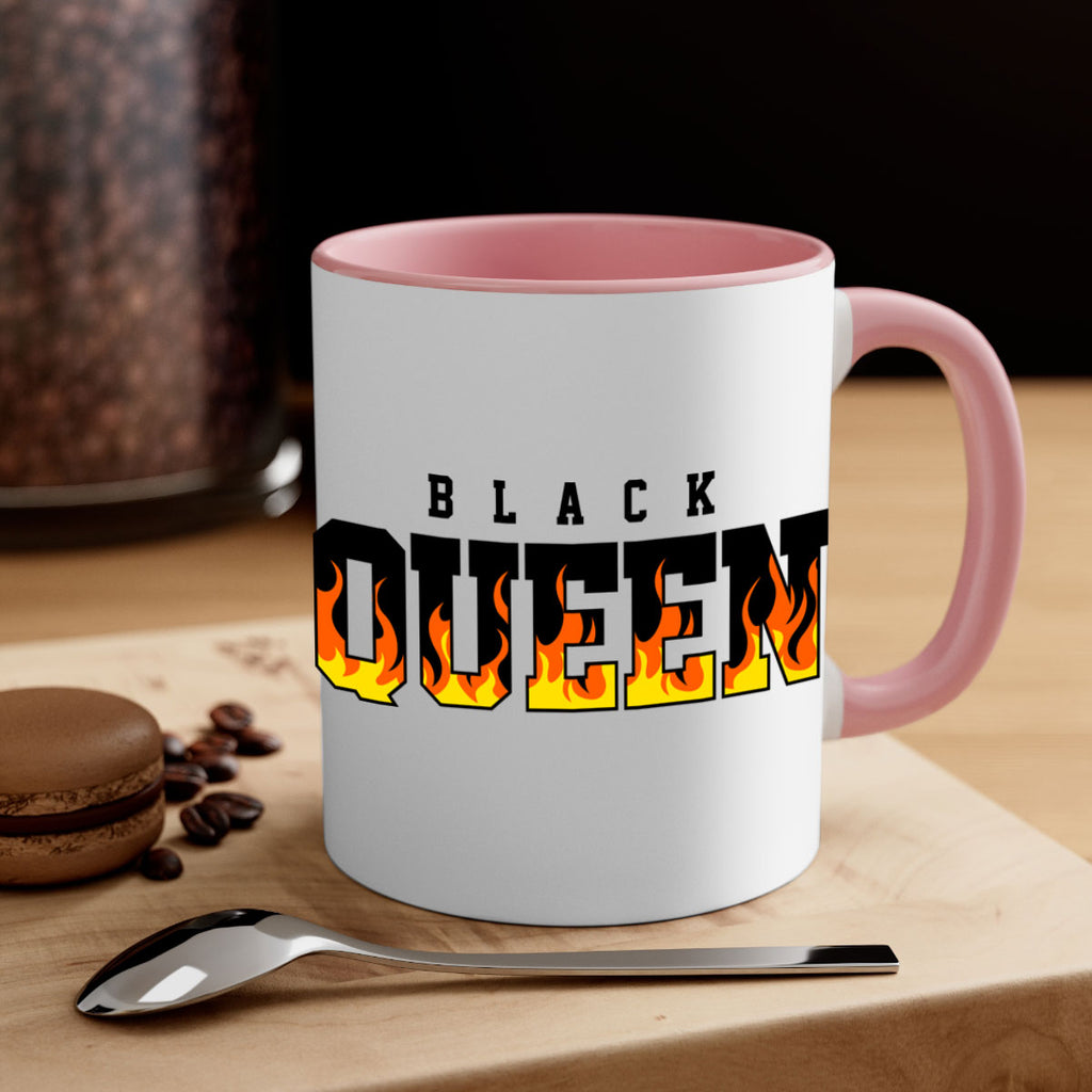 black queen flames 220#- black words - phrases-Mug / Coffee Cup