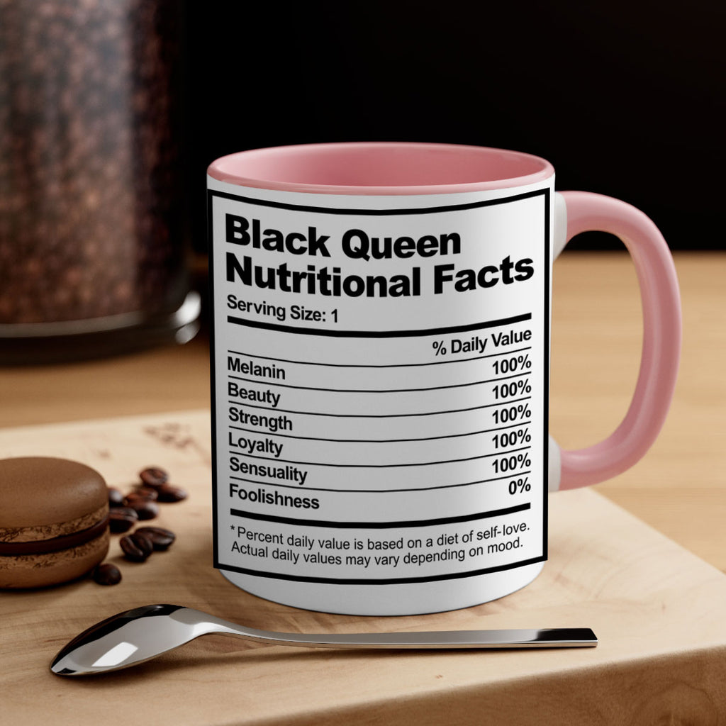 black queen nutritional facts 219#- black words - phrases-Mug / Coffee Cup