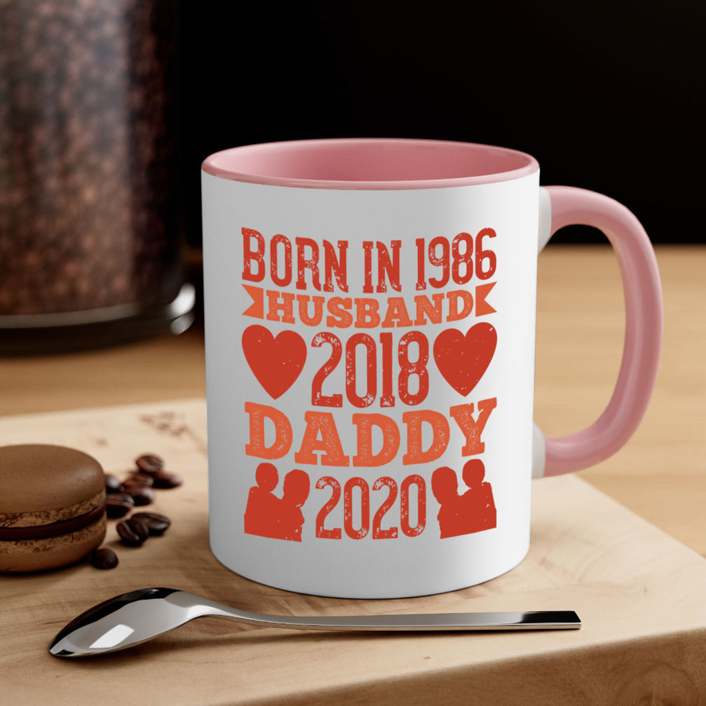 born in husband daddy 123#- fathers day-Mug / Coffee Cup