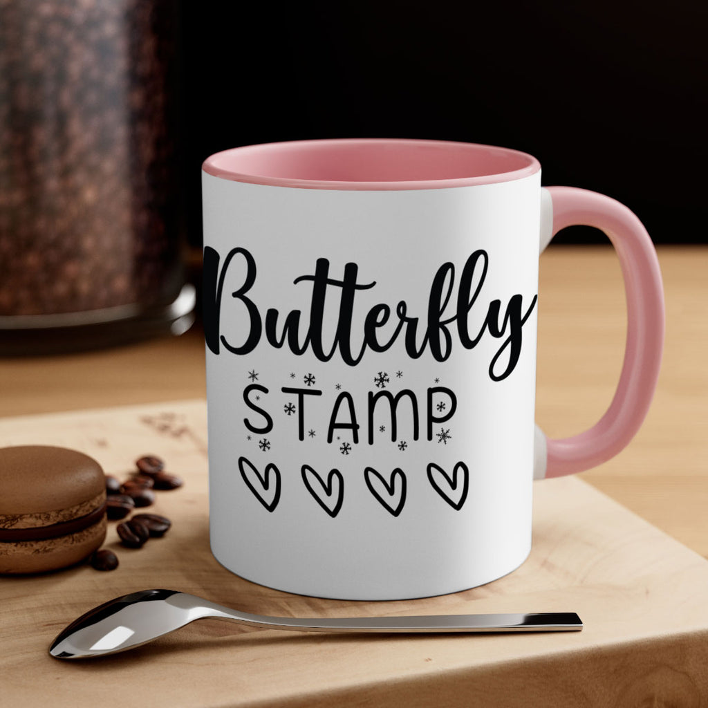 butterfly stamp style 84#- christmas-Mug / Coffee Cup