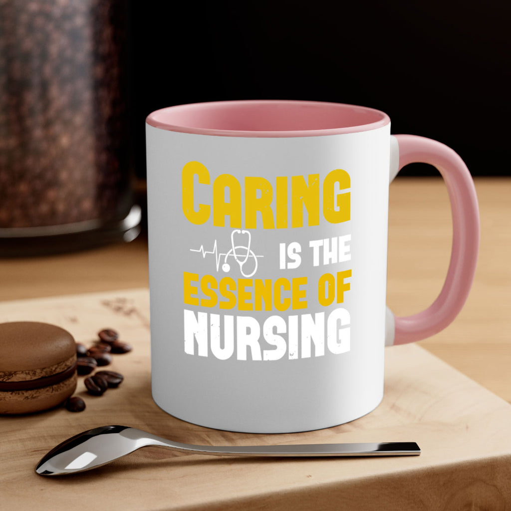 caring is the essence of Style 250#- nurse-Mug / Coffee Cup