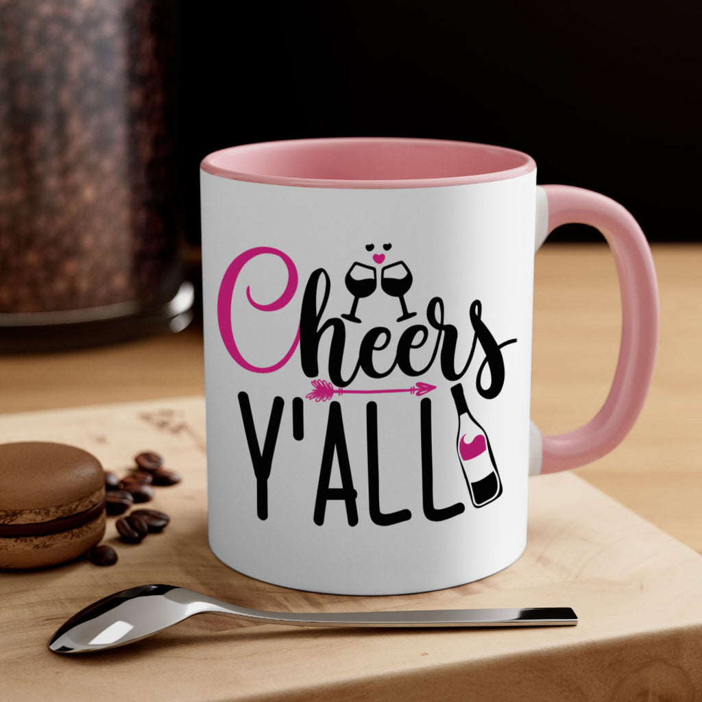 cheers yall 199#- wine-Mug / Coffee Cup