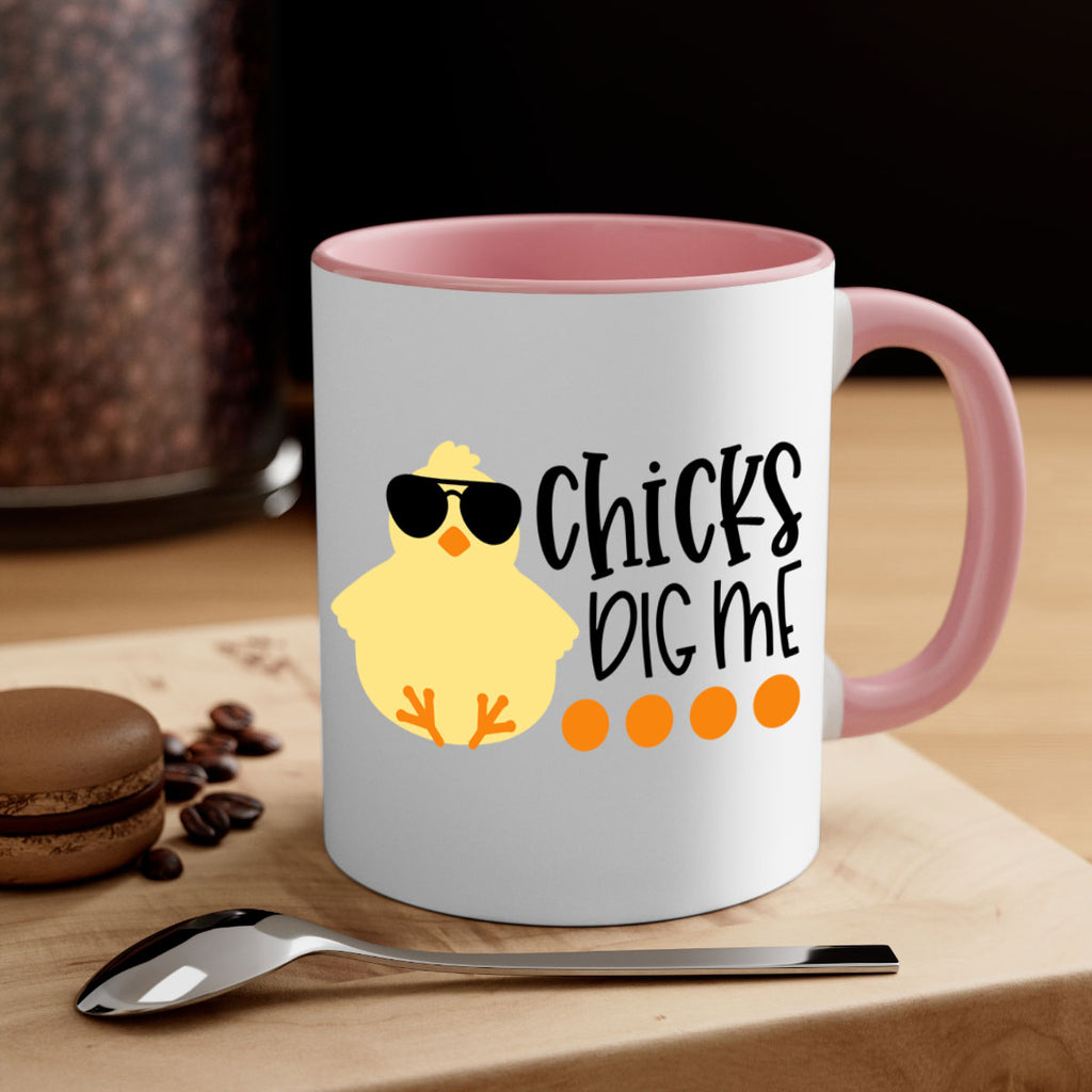 chicks dig me 65#- easter-Mug / Coffee Cup