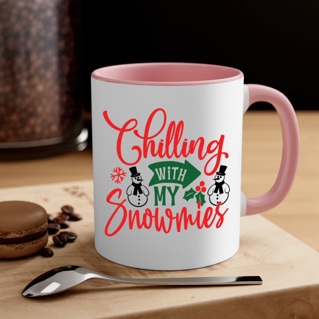 chilling with my snowmies style 92#- christmas-Mug / Coffee Cup