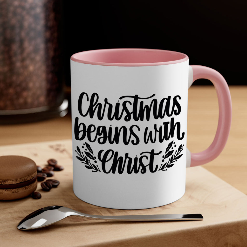 christmas begins with christ 203#- christmas-Mug / Coffee Cup