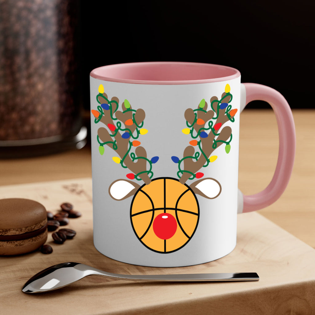 christmas reindeer antler basketball style 115#- christmas-Mug / Coffee Cup