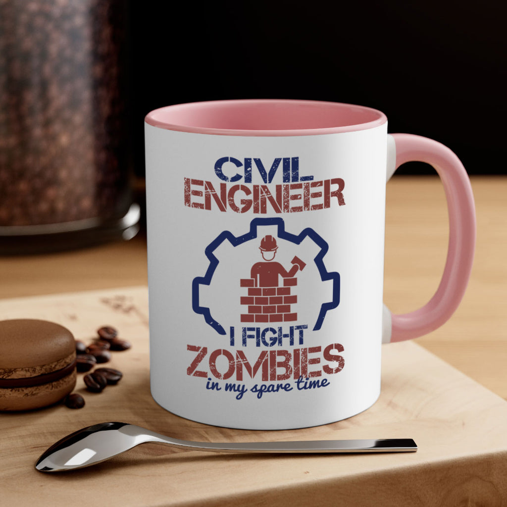 civil engineer i fight zombies in my spare time Style 25#- engineer-Mug / Coffee Cup
