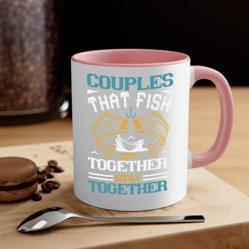 couples that fish together 169#- fishing-Mug / Coffee Cup