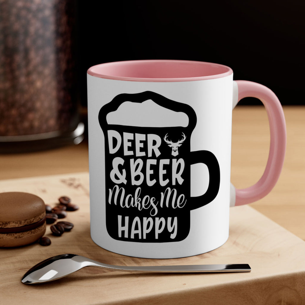 deer and beer makes me happy 17#- hunting-Mug / Coffee Cup