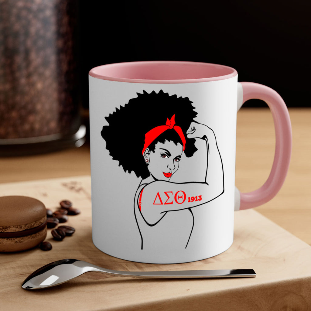 delta sigma theta 6#- black words - phrases-Mug / Coffee Cup