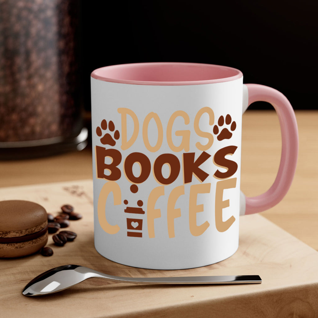 dogs books coffee 214#- coffee-Mug / Coffee Cup