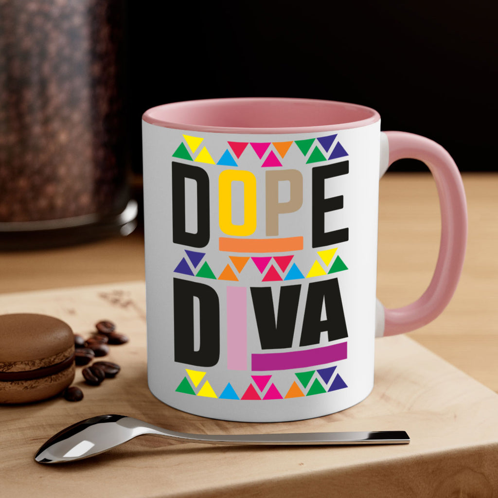 dope diva- black words - phrases-Mug / Coffee Cup