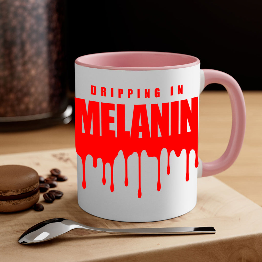 dripping in melanin 161#- black words - phrases-Mug / Coffee Cup