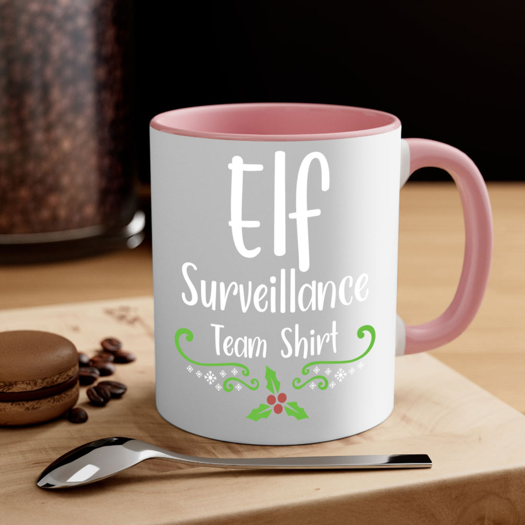 elf surveillance team shirt style 196#- christmas-Mug / Coffee Cup