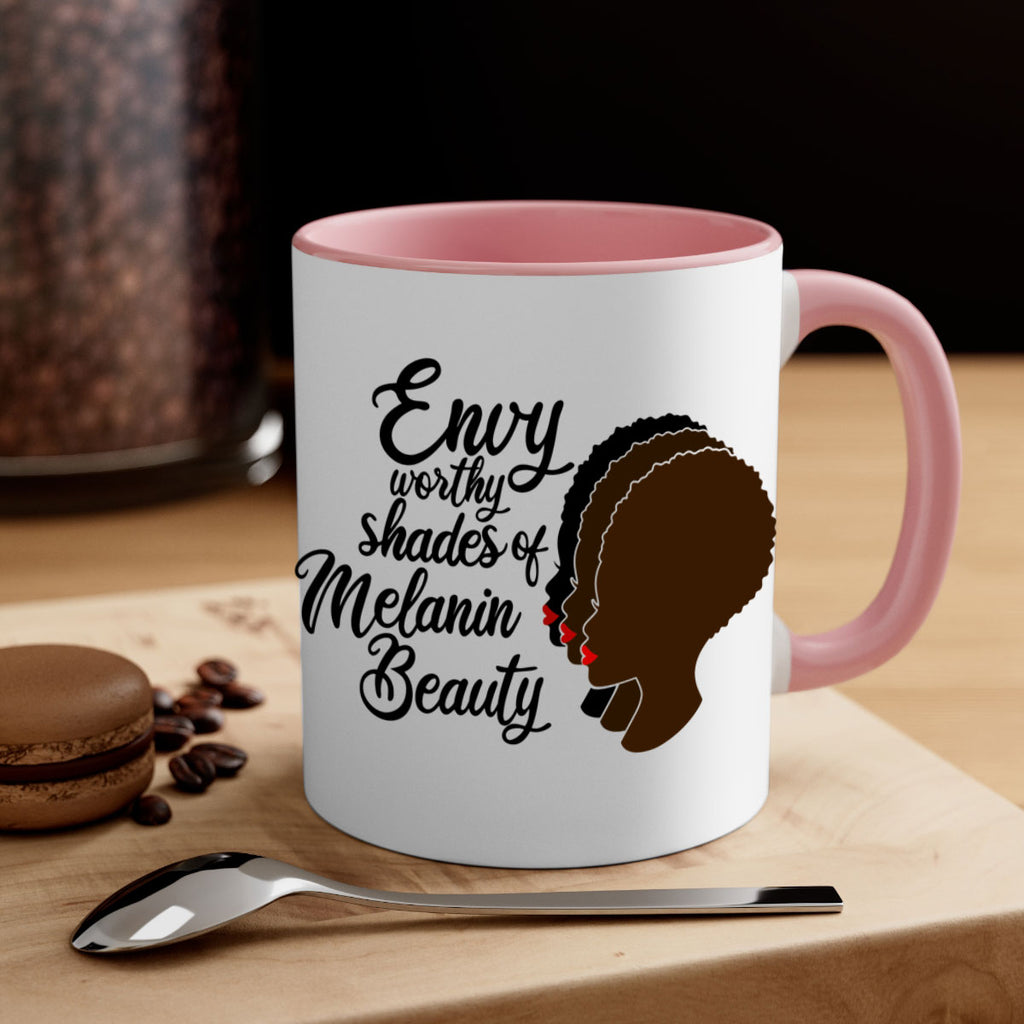 envy worth shades of melanin Style 39#- Black women - Girls-Mug / Coffee Cup