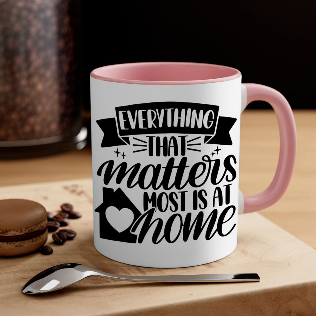 everything that matters most is at home 20#- home-Mug / Coffee Cup