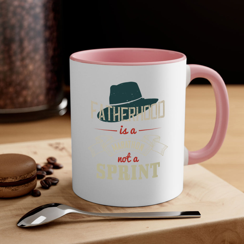 fatherhood is a marathon 227#- fathers day-Mug / Coffee Cup