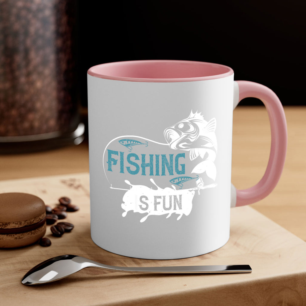 fishing is fun 274#- fishing-Mug / Coffee Cup
