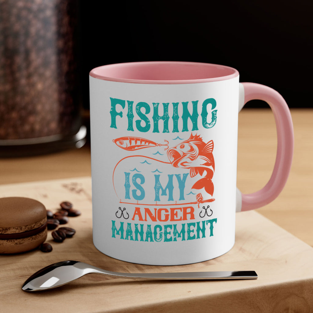 fishing is my anger management 144#- fishing-Mug / Coffee Cup