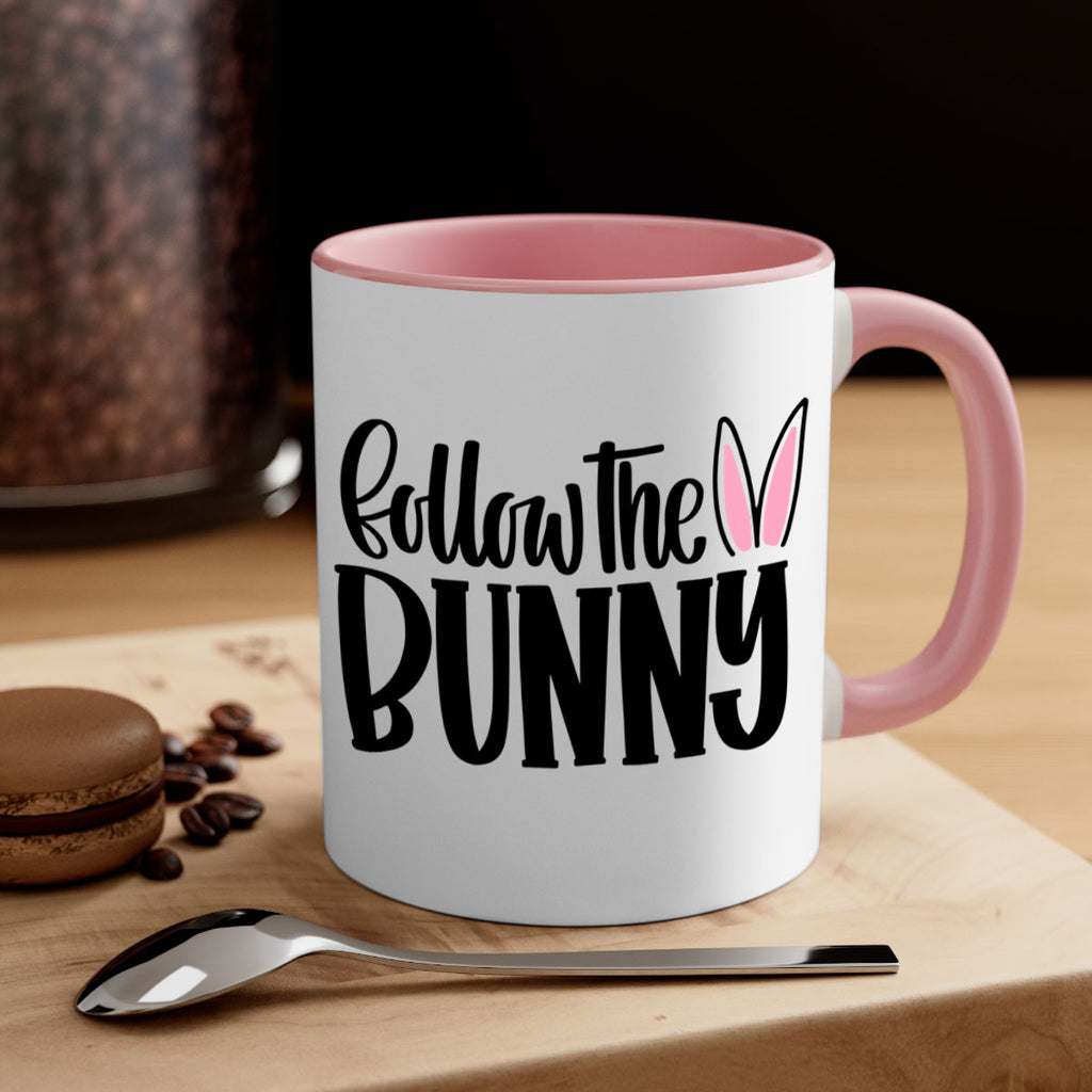 follow the bunny 44#- easter-Mug / Coffee Cup