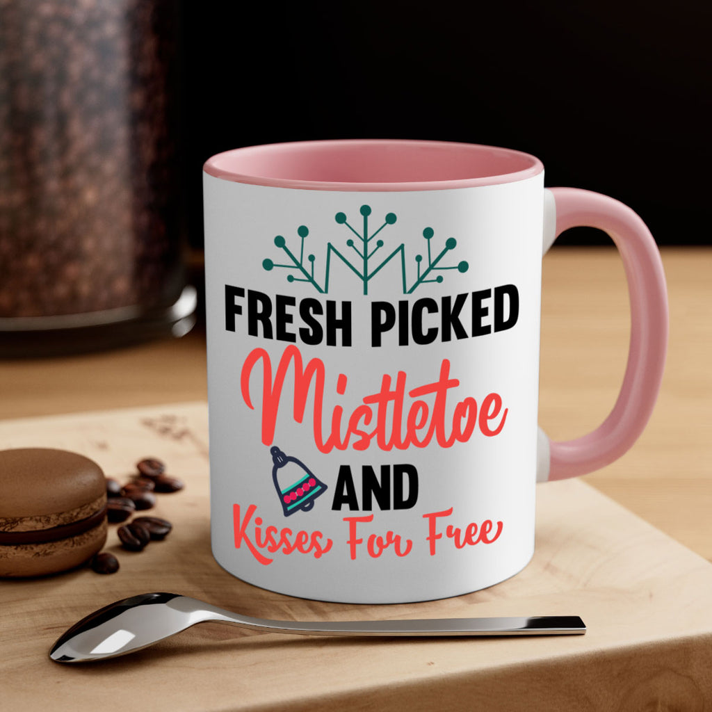 fresh picked mistletoe and kisses for free style 215#- christmas-Mug / Coffee Cup