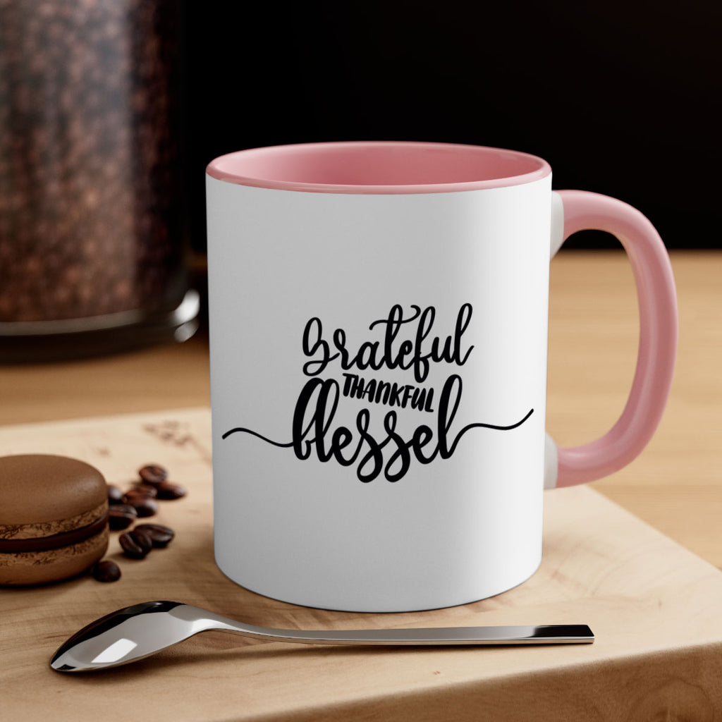 grateful thankful blessed 56#- thanksgiving-Mug / Coffee Cup