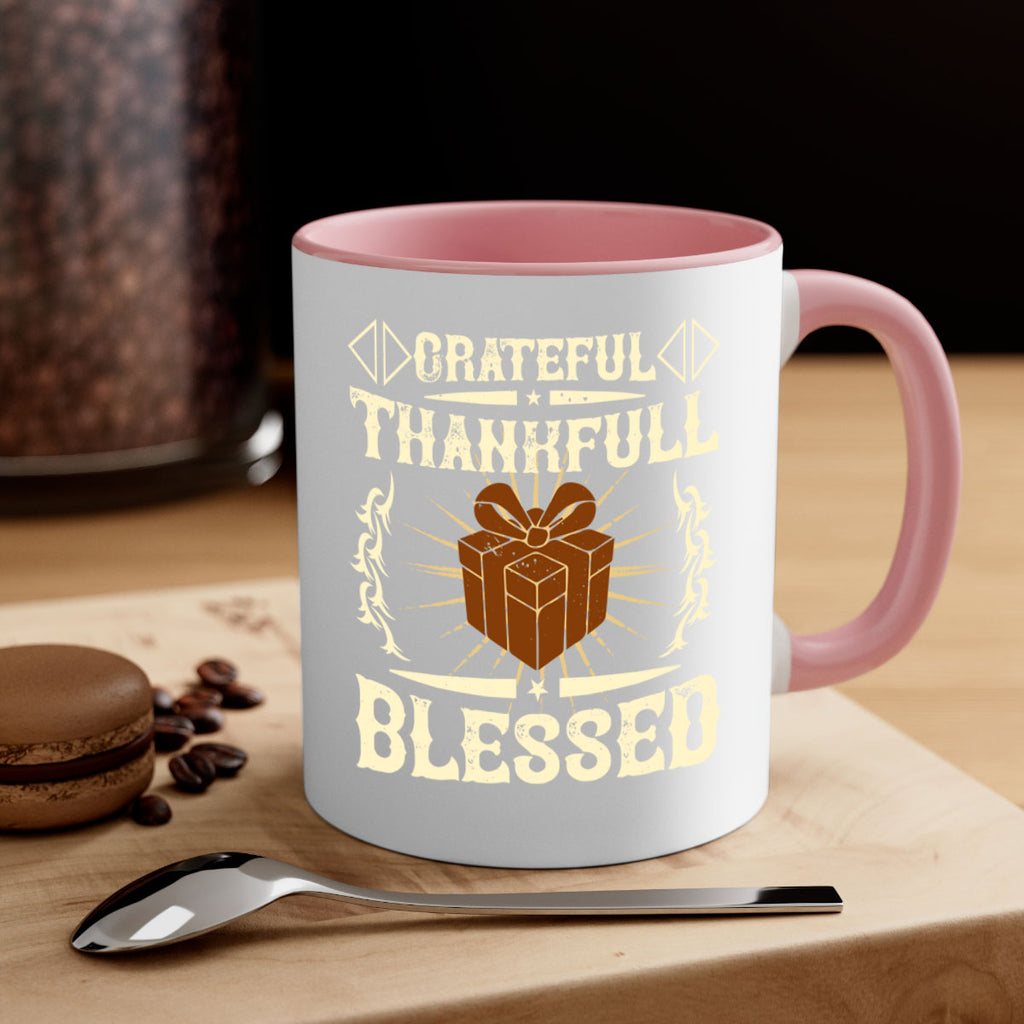 grateful thankfull blessed 40#- thanksgiving-Mug / Coffee Cup