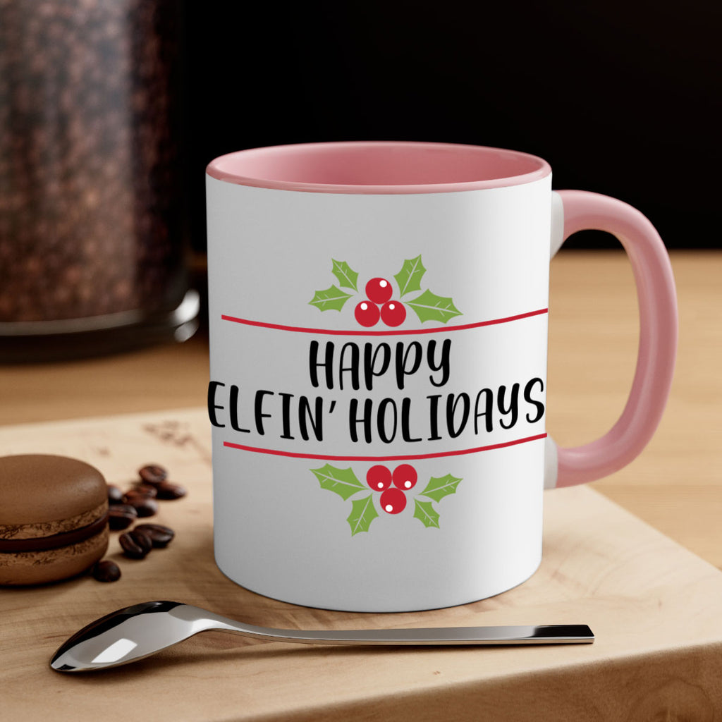 happy elfin holidays style 250#- christmas-Mug / Coffee Cup