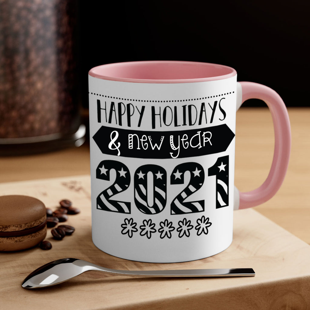 happy holidays new year style 259#- christmas-Mug / Coffee Cup