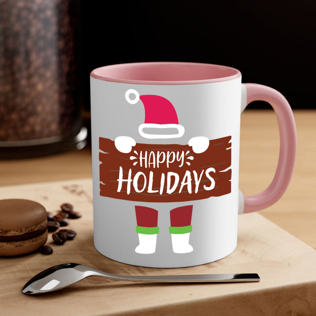 happy holidays style 255#- christmas-Mug / Coffee Cup