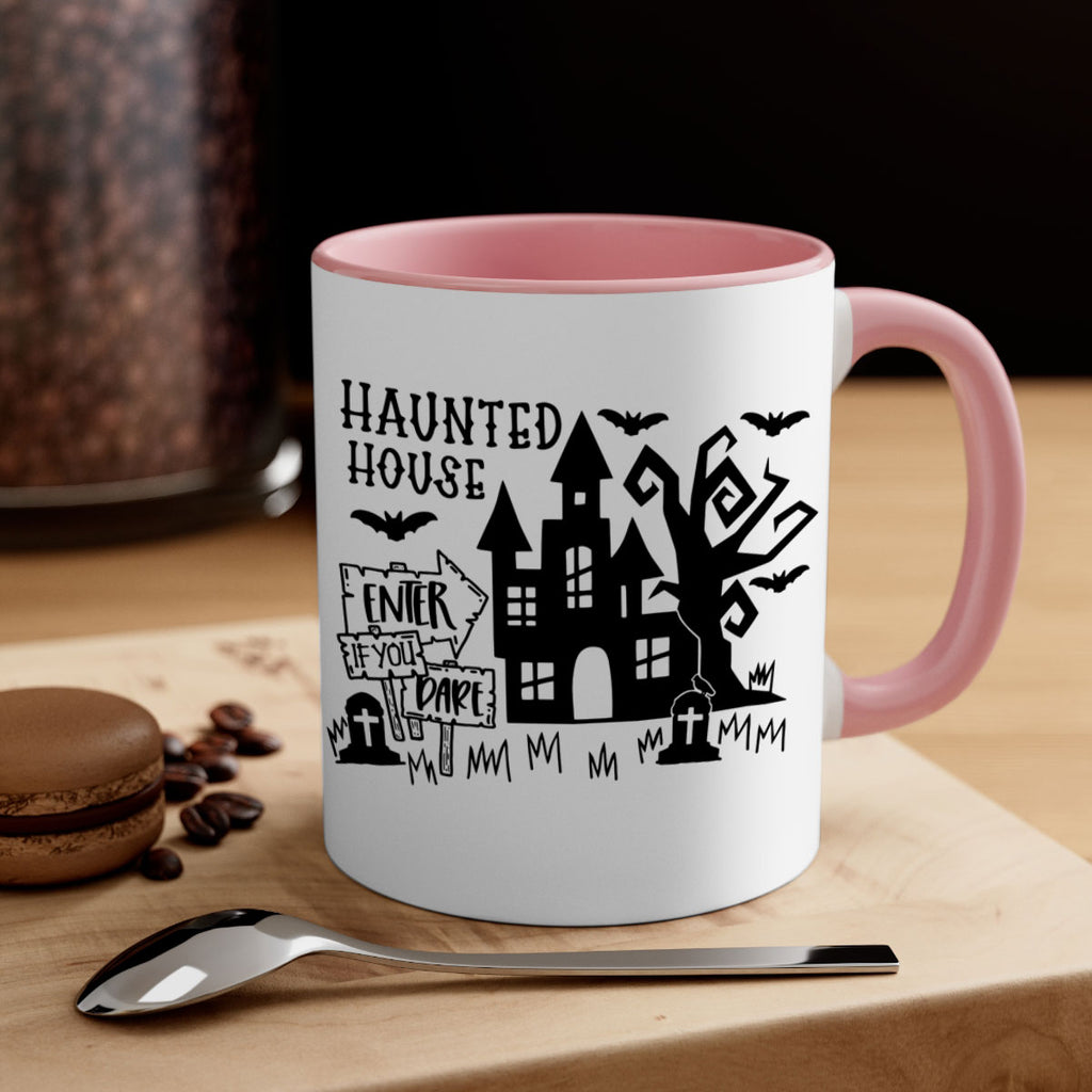 haunted house enter if you dare 60#- halloween-Mug / Coffee Cup