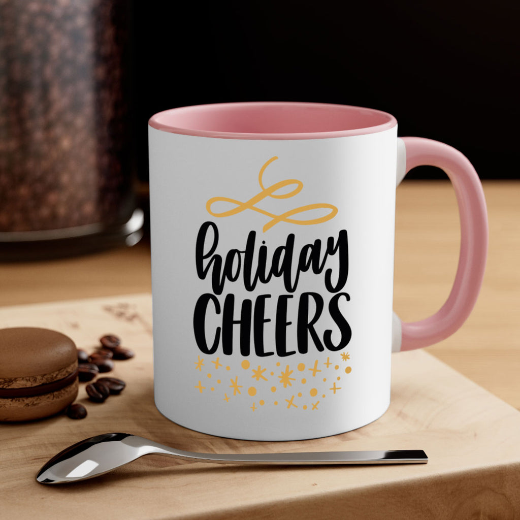 holiday cheers gold 140#- christmas-Mug / Coffee Cup