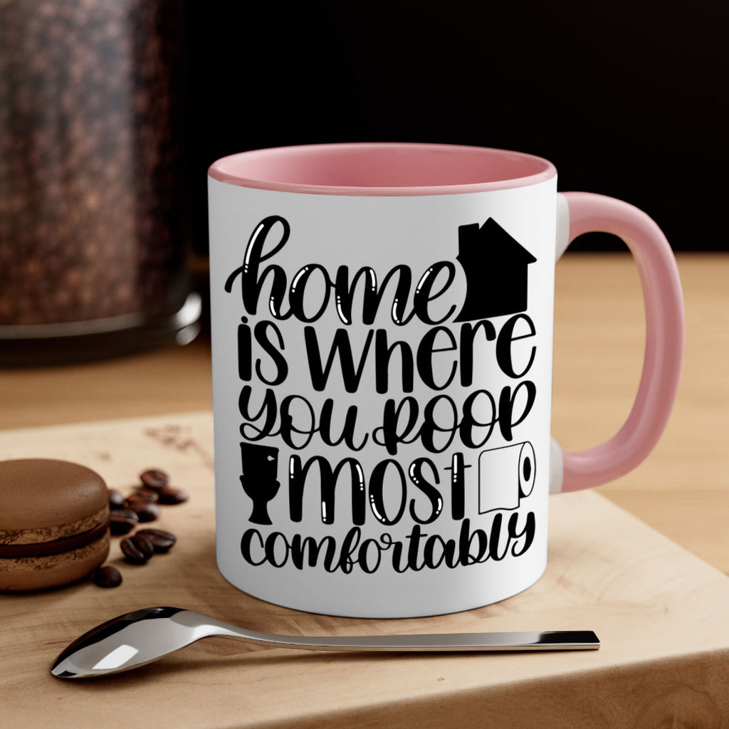 home is where you poop 32#- bathroom-Mug / Coffee Cup